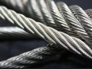 Stainless steel wire rope for lifting and hoisting