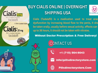 Cialis (Tadalafil) online without prescription in The USA for 0.10 USD
