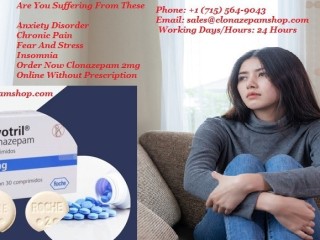 Buy Clonazepam 2mg Online USA for Anxiety Overnight Free Delivery